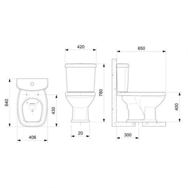 KIT BACIA SANIT C/CX ACOP FIT PLUS - Imagem 2